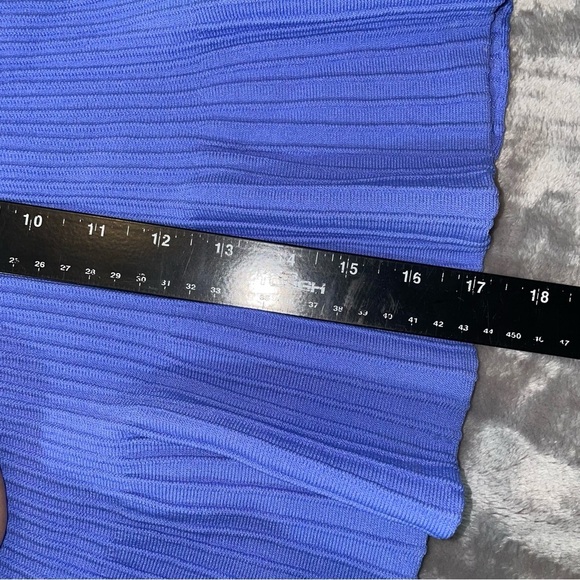 Elle Pleated Ribbed Pull-On Short Skirt Size 2XL - Picture 7 of 7